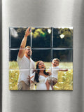 9-Piece Custom Photo Magnet Grid